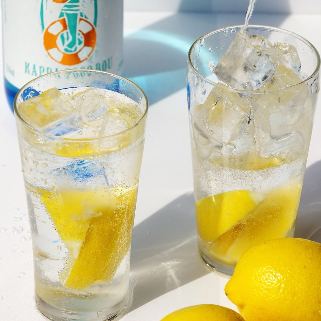 【本格麦焼酎 河童九千坊】レモン割