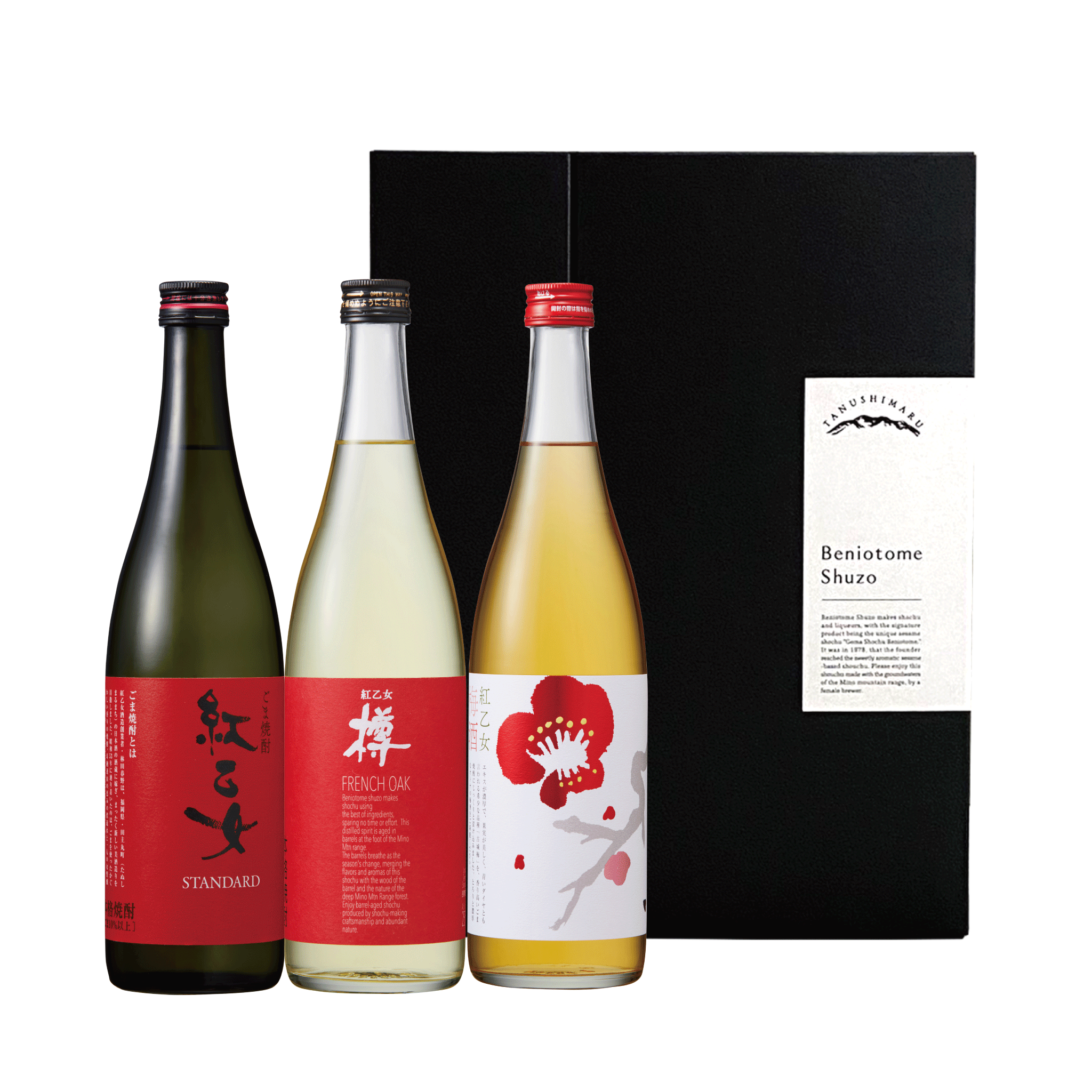 焼酎 古酒7本セット ゴールド紅乙女&紅乙女5本&ごまろく 紅乙女酒造 セレクトギフト(720ml×3本セット)※お箱代400円+商品代