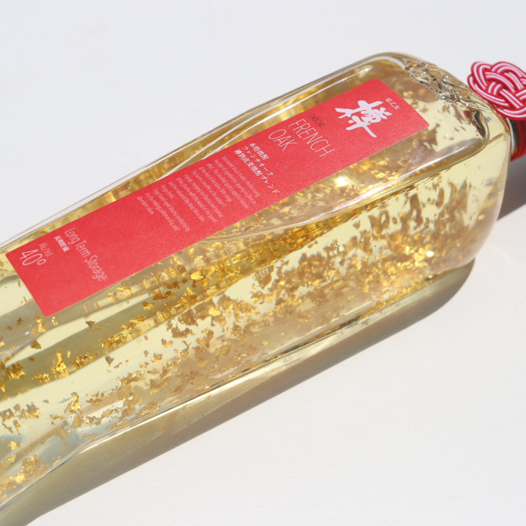 数量限定商品「紅乙女樽FRENCH OAK金箔入り」